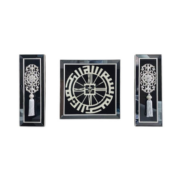 Besmele Silver Saat Takımı